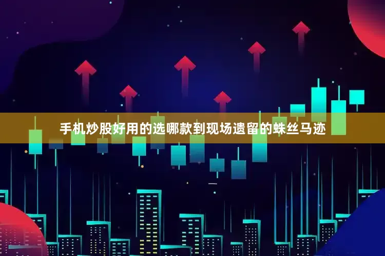 手机炒股好用的选哪款到现场遗留的蛛丝马迹
